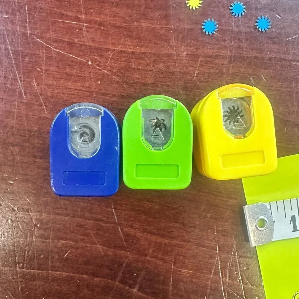 Set of 3 Paper Punch Cutter Craft Scrapbook Art